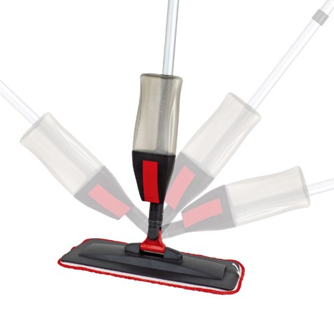 XD Enjoy TW012 spazzolone Alluminio, Microfibra 600 ml Secco e bagnato Microfibra Nero, Grigio, Rosso