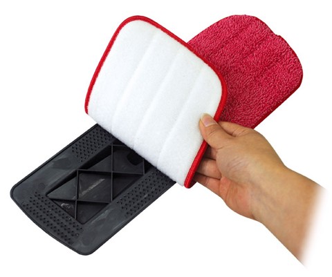 XD Enjoy TW012 spazzolone Alluminio, Microfibra 600 ml Secco e bagnato Microfibra Nero, Grigio, Rosso