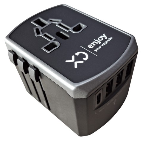 XD Enjoy Universal Travel Adapter 3usb+1typec