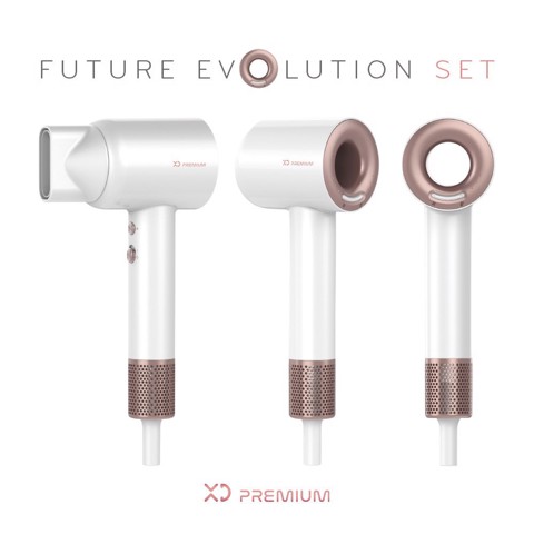 XD Enjoy XDAD990WH asciuga capelli 1600 W Bianco, Oro rosa