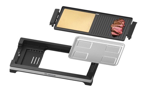 XD Enjoy XDAN155 griglia per raclette 2200 W Crema
