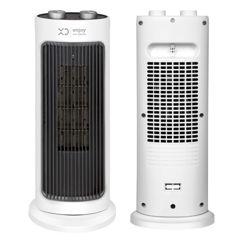 XD Enjoy XDBLK16J Termoventilatore Nero, Grigio 2000 W Riscaldatore ambiente elettrico con ventilatore