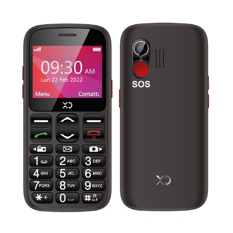 XD Enjoy XDC332 cellulare 5,87 cm (2.31") Nero Telefono per anziani