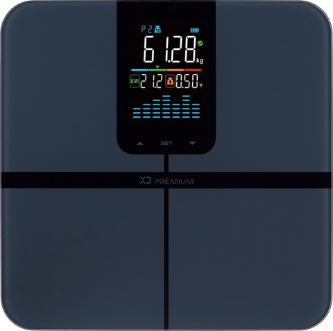 XD Enjoy XDCAM9629P bilance pesapersone Quadrato Nero, Grigio Bilancia pesapersone elettronica