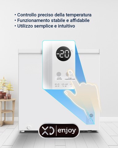 XD Enjoy XDCOMF201D congelatore Congelatore a pozzo Libera installazione 199 L Bianco