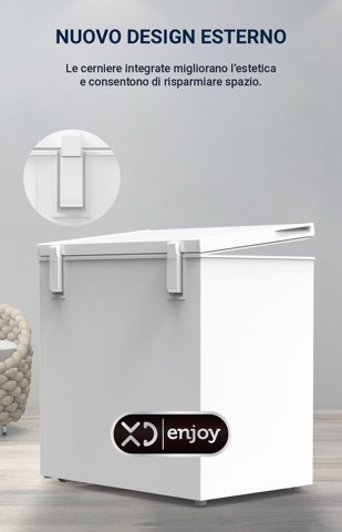 XD Enjoy XDCOMF201D congelatore Congelatore a pozzo Libera installazione 199 L Bianco