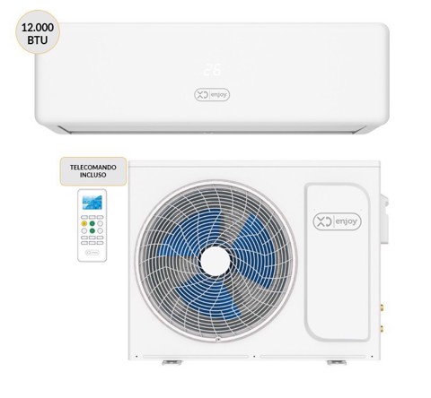 XD Enjoy Condizionatore MONO split Inverter 12000 btu Wi-Fi XDCSD12UE + XDCSD12UI Climatizzatore Fisso