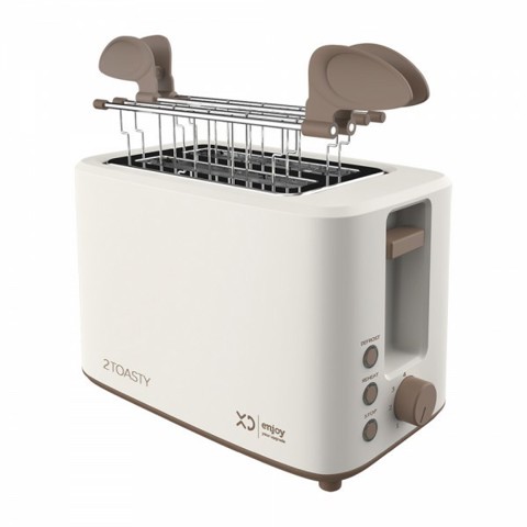 XD Enjoy XDCT868 tostapane 7 2 fetta/e 700 W Marrone, Crema