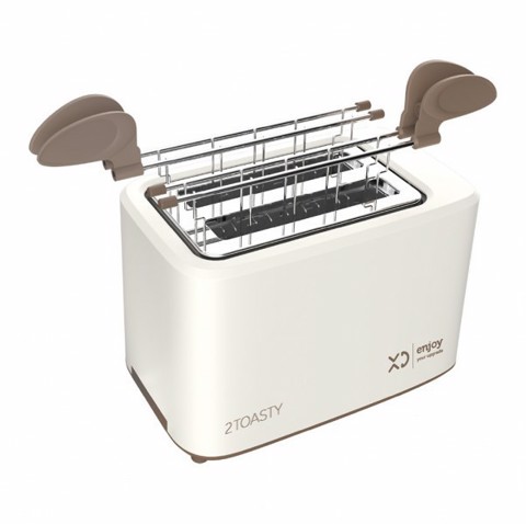 XD Enjoy XDCT868 tostapane 7 2 fetta/e 700 W Marrone, Crema