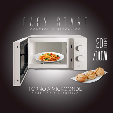 XD Enjoy XDDWMX49M forno a microonde Bianco Solo microonde Superficie piana 20 L 700 W