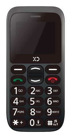 XD Enjoy XDEZB67BK cellulare 4,5 cm (1.77") Nero Telefono per anziani