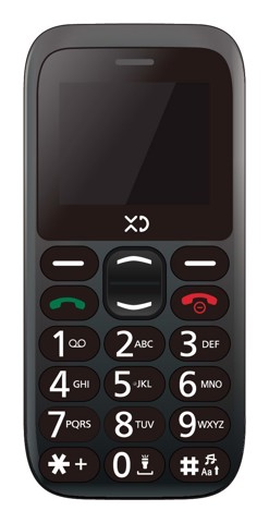 XD Enjoy XDEZB99BK cellulare 4,5 cm (1.77") Nero Telefono per anziani