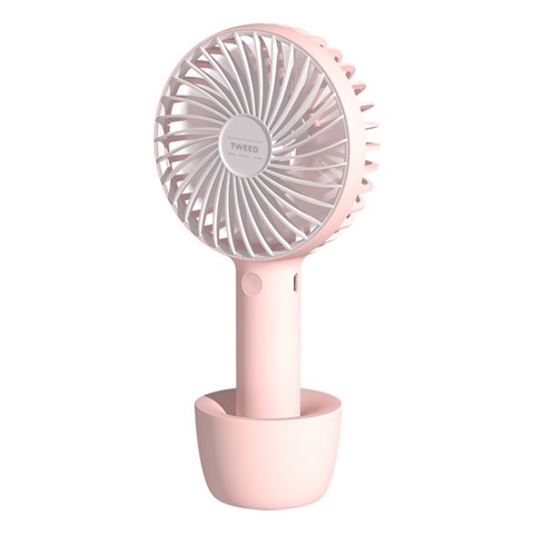 TWEED XDF4P nebulizzatore e ventilatore portatile personale Rosa 9,1 cm