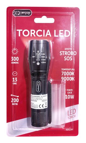 XD Enjoy XDFLF263 torcia Nero Torcia a mano LED