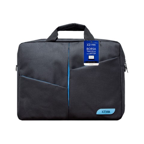 XD Enjoy XDGDC9913 borsa per laptop 39,6 cm (15.6") Valigetta ventiquattrore Nero, Blu
