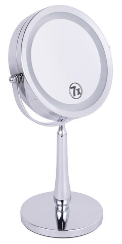 Beauty Touch XDGF1511 specchietto per trucco Ventosa Quadrato Bianco