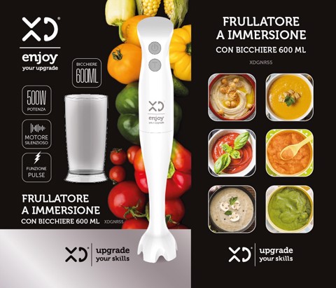 XD Enjoy XDGNR55 frullatore 0,6 L Frullatore ad immersione 500 W Bianco