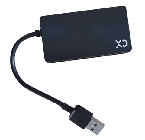 XD Enjoy XDH103 hub di interfaccia USB 3.2 Gen 1 (3.1 Gen 1) Type-A 5000 Mbit/s Nero