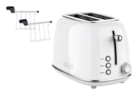 XD Enjoy XDHL330WHT tostapane 6 2 fetta/e 685 W Argento, Bianco