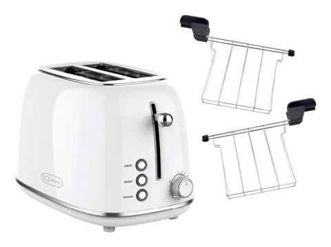 XD Enjoy XDHL330WHT tostapane 6 2 fetta/e 685 W Argento, Bianco