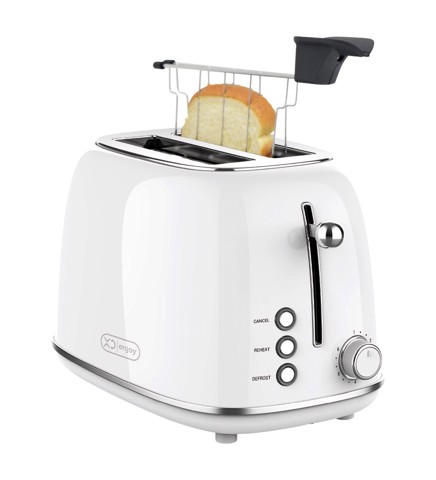 XD Enjoy XDHL330WHT tostapane 6 2 fetta/e 685 W Argento, Bianco
