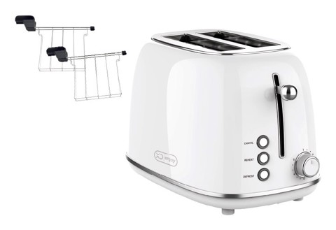 XD Enjoy XDHL330WHT tostapane 6 2 fetta/e 685 W Argento, Bianco