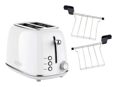 XD Enjoy XDHL330WHT tostapane 6 2 fetta/e 685 W Argento, Bianco