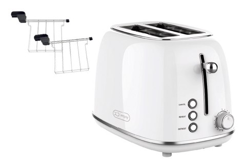 XD Enjoy XDHL330WHT tostapane 6 2 fetta/e 685 W Argento, Bianco