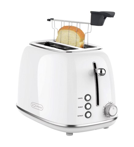 XD Enjoy XDHL330WHT tostapane 6 2 fetta/e 685 W Argento, Bianco