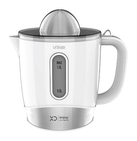 XD Enjoy XDHR882 spremiagrumi elettrico 1 L 30 W Argento, Bianco