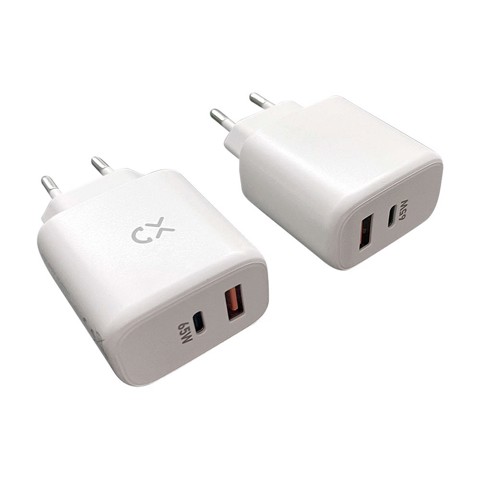 XD Enjoy XDHTV65 Caricabatterie per dispositivi mobili Telefono cellulare, Smartphone Bianco AC Ricarica rapida Interno