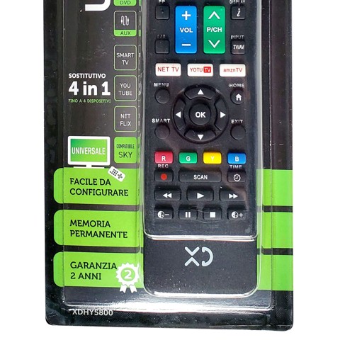 XD Enjoy XDHY5800 telecomando Universale Pulsanti