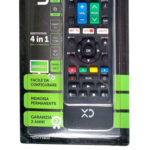 XD Enjoy XDHY5800 telecomando Universale Pulsanti