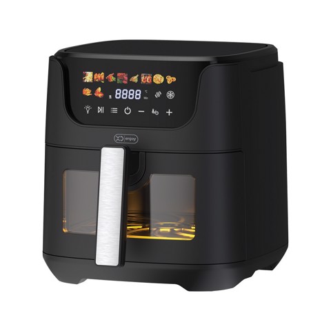XD Enjoy XDJW650WD friggitrice Singolo 6,5 L Indipendente 1550 W Friggitrice ad aria calda Nero, Argento
