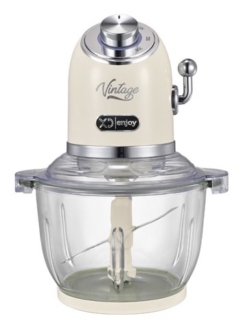 XD Vintage XDLP2030 tritaverdure elettrico 2 L 300 W Crema, Argento