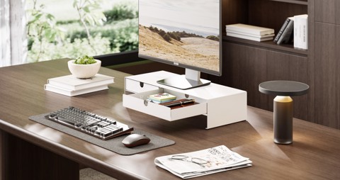 XD Enjoy XDLUM127WH Supporti a parete per TV Scrivania Bianco