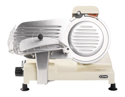 XD Vintage XDMIS195VTG affettatrice Elettrico 150 W Crema, Acciaio inox Acciaio inox