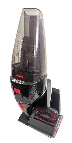 XD Premium XDNY185 aspirapolvere senza filo Nero, Rosso Senza sacchetto