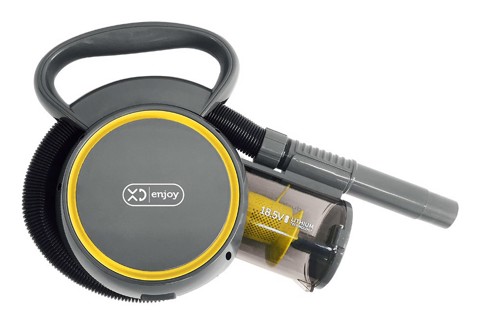 XD Enjoy XDNY299 aspirapolvere senza filo Grigio, Giallo Senza sacchetto