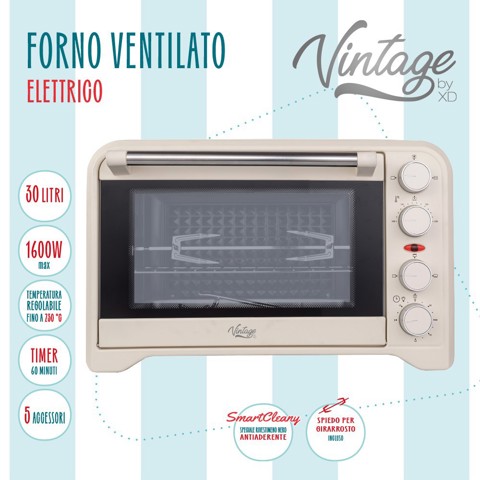 XD Enjoy XDOMX30VTG forno 30 L 1600 W Crema