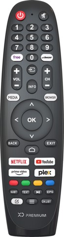 XD Enjoy XDP55VQU1ESAT TV 139,7 cm (55") 4K Ultra HD Smart TV Wi-Fi Nero 250 cd/m²
