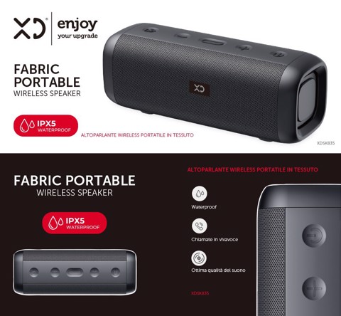 XD Enjoy XDSK835 altoparlante portatile e per feste Nero 10 W