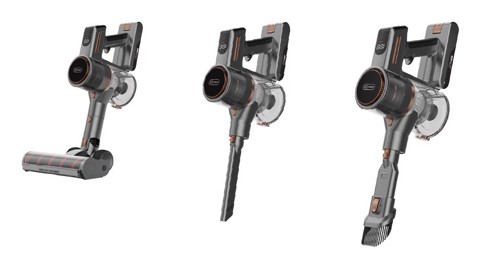 XD Enjoy XDSWE20B scopa elettrica Batteria Secco HEPA Senza sacchetto 0,5 L 300 W Grigio 2,2 Ah