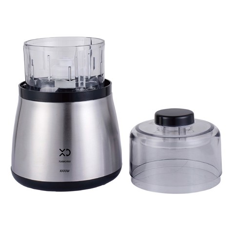 XD Enjoy XDTLP54 tritaverdure elettrico 0,6 L 1000 W Nero, Argento, Trasparente