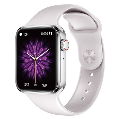 XD Enjoy XDTOM103SL smartwatch e orologio sportivo 4,52 cm (1.78") AMOLED Digitale 368 x 448 Pixel Touch screen Argento, Bianco