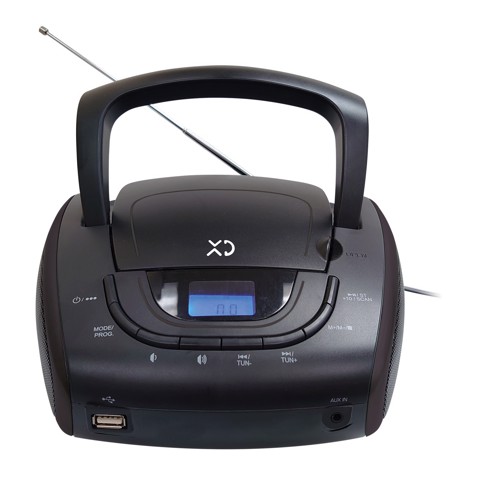 XD Enjoy XDUSB918PBLK lettore CD Nero Lettore CD portatile