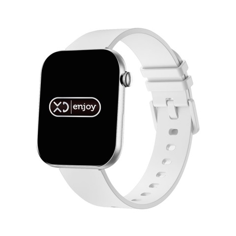 XD Enjoy XDVLD59SIL smartwatch e orologio sportivo 4,7 cm (1.85") AMOLED Digitale 390 x 450 Pixel Bianco