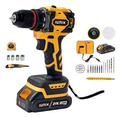 XD Enjoy XDVV14K cacciavite elettrico e avvitatore a impulso 1800 Giri/min Nero, Giallo