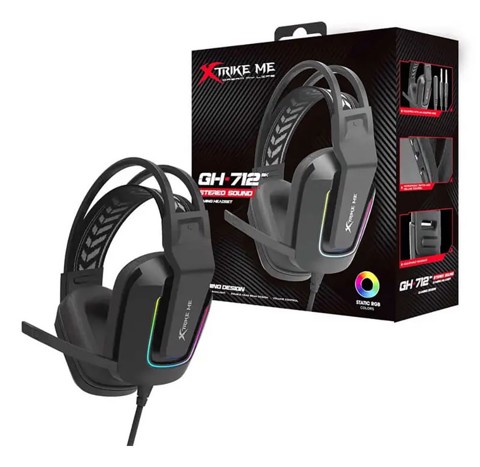 XD Enjoy XDXT712 cuffia e auricolare Cablato A Padiglione Gaming Nero