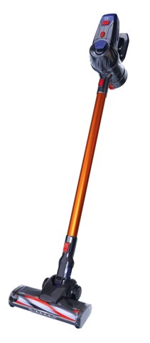 XD Enjoy XDZK33 scopa elettrica Aspirapolvere a bastone 2 in 1 Batteria Secco HEPA Senza sacchetto 150 W Grigio, Arancione, Rosso 2,2 Ah